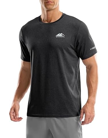 G Gradual Men's UPF 50+ Sun Protection Swim Shirts Rash Guard Dry Fit Workout Tshirts — $14.99 (25% off)