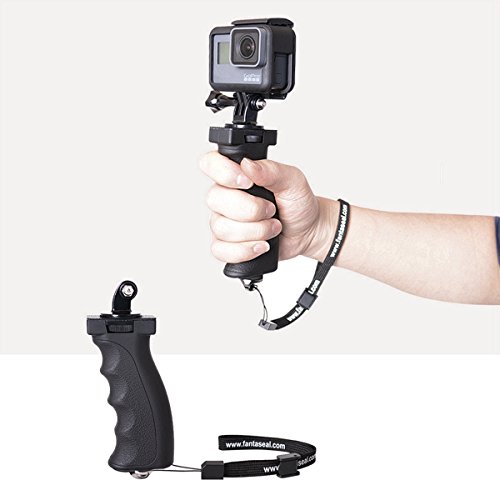 Fantaseal Ergonomic Camera Grip Mount Compatible with Nikon Canon Sony DSLR Camera Camcorder+ GoPro Hero 8 7 6 5/4/3/Session Sony Garmin Virb SJCAM Action Camera Hand Grip Stabilizer Handle Holder