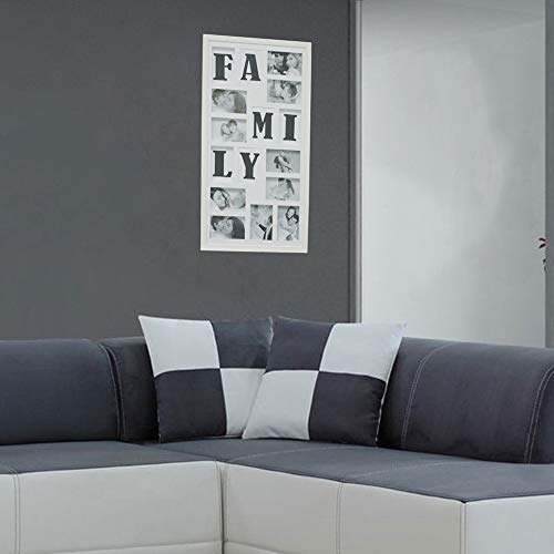 Bee Collection Words 83X43cm Para 10 Fotos 10X15cm Family Kapos Branco