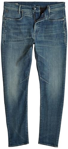 G-STAR Raw - Mens D-STAQ 3D Slim Jeans, Color Antique Faded Blue Kloof, Size: 40W x 36L4