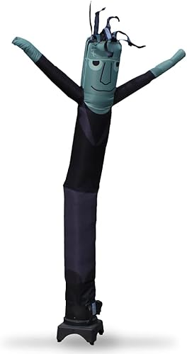 Frankenstein Halloween - Marioneta inflable de 8 pies de alto para hombre, con motor soplador de aire incluido con bailarina de color sólido de 6