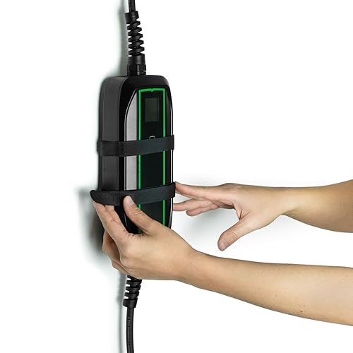 etterr Support de station de charge pour voiture électrique 100 % acier fabriqué dans l'Union européenne 17 x 10 cm (1, Station de charge) – vue 5