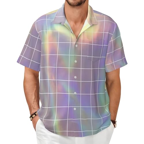 Chemise réfléchissante homme à manches courtes pour voyage et été