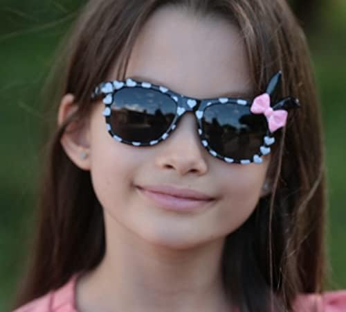 UltraByEasyPeasyStore Childrens Sunglasses Bunny Bow Glasses UV400 Kids Girls Boy Heart 3 to 9 Years