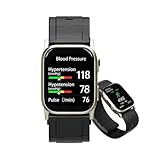 Jakoblife AI Gold-Tone Metal BP Smartwatch, FDA 510(k) Cleared, Airbag Blood Pressure, Mental Tracking, Rate, Blood Oxygen,Sleep, Fitness, Bluetooth App, AI Cloud Health Analysis & Risk Predictions