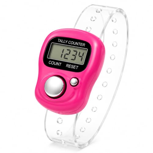Image of Digital Finger Counter, Pack of 1 | Mini Digital Tally Counter Finger Ring, Electronic Chanting Count Machine
