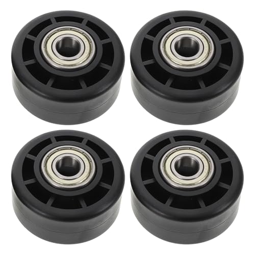GRIRIW Fitnessgeräte Transporträder Kunststoff 4 Stück Schwenkrollen Für Laufband Geräuscharm Langlebig Zubehör Für Heimtrainer Und Fitnessgeräte