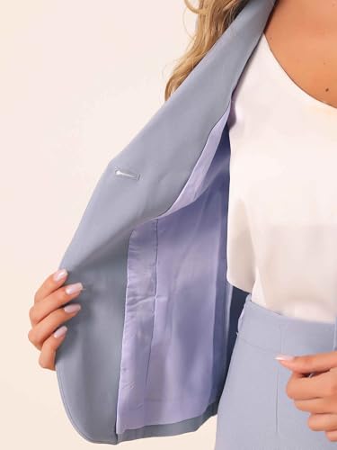 Chic Light Purple Office Ensemble for Women - Image 5