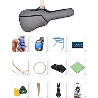 Kit de débutant de guitare acoustique Matte Classic Guitar Carry Backpack Kit de démarrage de guitare à angle biseauté… - Les Beatles, Paul McCartney, John Lennon, RIngo Starr, George Harrison Kit de débutant de guitare acoustique Matte Classic Guitar Carry Backpack Kit de démarrage de guitare à angle biseauté… – Image 2