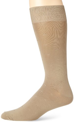 Perry Ellis Men's Solid Texture Neat Microfiber Luxury Dress Sock