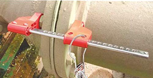 Zing Green Products 7693 Blind Flange Lockout Device, Aluminum, Small