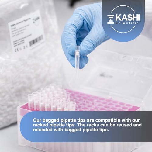 Image of Kashi Scientific 200uL Universal Filter Pipette Tips, Sterile Bulk Pipet Tips with Clear Graduation, Low Binding, DNase RNase Free [200ul Filter, 1,000pcs]