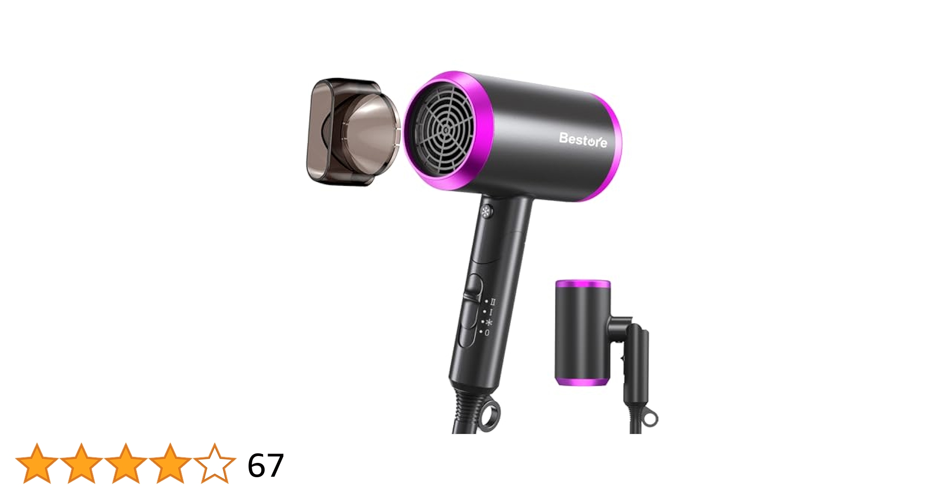 ✨残り一点✨速乾 軽量 折り畳み式 高濃度マイナスイオン1300W 恒温ヘアケア ✨残り一点✨速乾 軽量 折り畳み式 高濃度マイナスイオン1300W