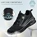 Imagen de Zapatos de Seguridad para Hombre Mujer Zapatillas de Trabajo Ligero Comodo Calzado de Seguridad con Punta de Acero Transpirable Antideslizante Zapatillas Deportivas Negro 46 EU