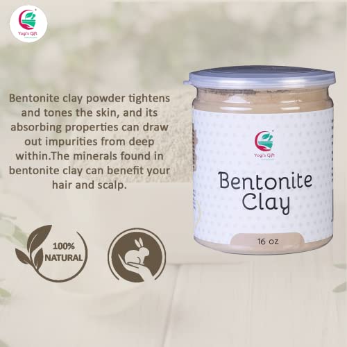 Bentonite Clay Powder 450gram, 454 g (Pack of 1) - Image 4