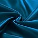Homiest 4pcs Satin Sheets Set Luxury Silky Satin Bedding Set with Deep Pocket, 1 Fitted Sheet + 1 Flat Sheet + 2 Pillowcases (King Size, Dark Teal)