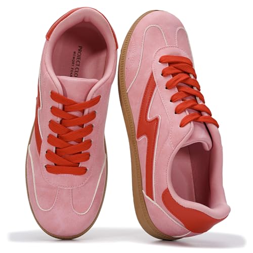 Image of Project Cloud Non-Slip Fashion Sneakers for Women, Lace-Up Shoes