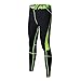 Produktbild FELiCON Herren-Sport-Kompressionshose, atmungsaktiv, Workout-Kleidung, Lauf-Leggings, kühl, trocken, für alle Jahreszeiten (104-Grün,S)