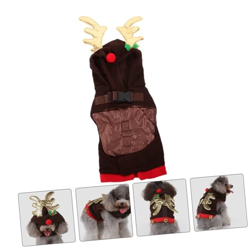 Disfraz de perro Navidad Coffee tamaño M miniatura 4