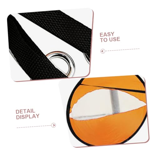 Voile de kayak pliable orange à clips pour une installation facile - 3