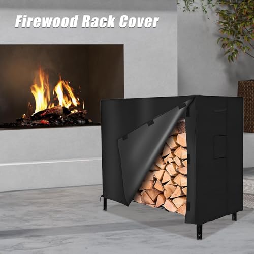 Housse structure bois de chauffage haut de gamme protection étanche 420D - 8