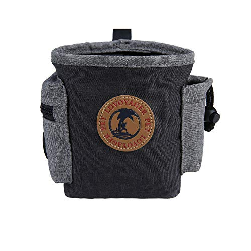 AOSTIHOT Dog Treat Pouch Dog Treat Bag Built in Poop Bag Dispenser for Training Small to Large Dogs,Puppy Treat Pouch Easily Carries Pet Toys Kibble Treats