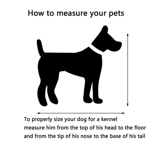 Dporticus Portable Pet Airline Box,Outdoor Portable Cage Carrier Suitable For Dogs Cats Rabbits Hamsters Etc,Three Size #TOP6