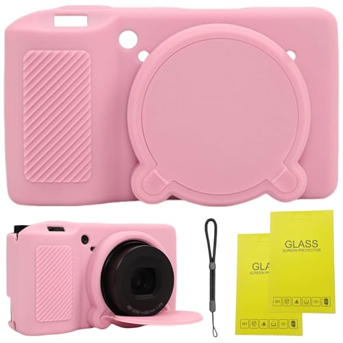 Funda de silicona suave para Ricoh GR III/GR III X rosa miniatura 1