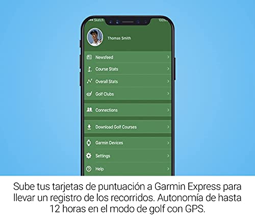 Garmin-Approach-S10-Reloj-de-Golf-campos-mundiales-preinstalados-Resistencia-al-Agua-5-ATM-Color-Negro