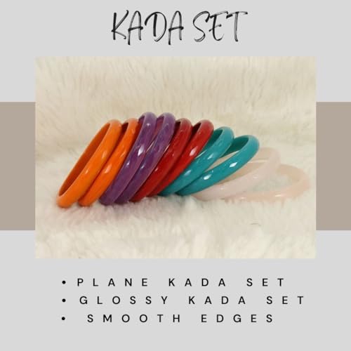 Image of NMII Glass Bangles Set for Women & Girls