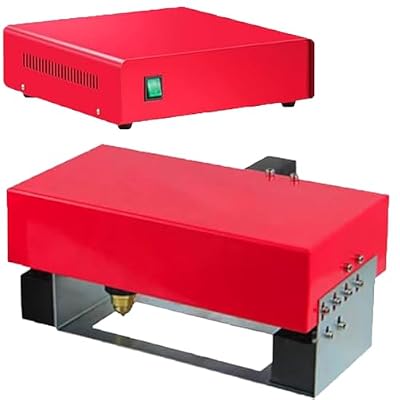 AOXHUGB Pneumatic Dot Peen Marking Machine for Metal, Engraves VIN Codes, Numbers, and Letters with Precision, Ideal for Industrial Identification (Types)