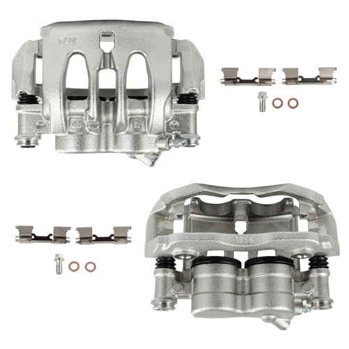 Image of ECCPP 18B5063 18B5062 Front Left & Right Brake Calipers w /Bracket | For Dodge 2007-2009, For Freightliner 2007-2018, For Mercedes-Benz 2010-2018