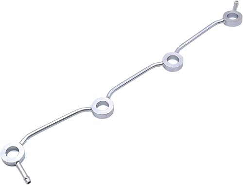 Miniatura 5 de Tubo de desbordamiento de retorno de combustible de 4 cilindros compatible con Kubota 03 series V1903 V2003T V2203 V2403 Indirecto Inject Engine