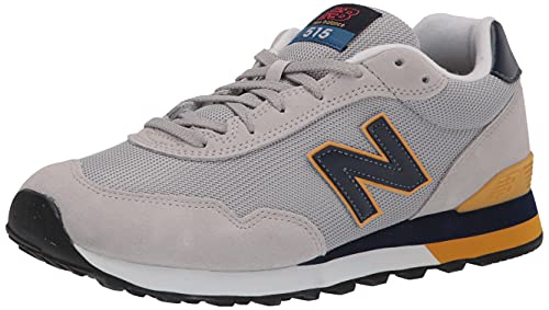 Image of New Balance Men's 515 V3 Sneaker, Rain Cloud /Pigment /Yellow, 10.5 Wide