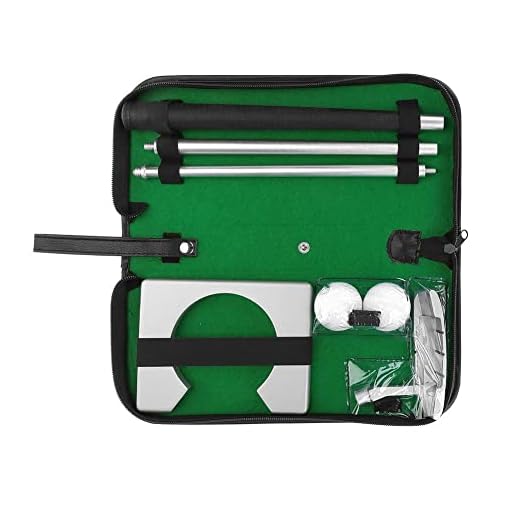 VGEBY Golf Set, Golf Übungs Cup mit Golfschläger, Golfbälle, Torhalter, Tragetasche
