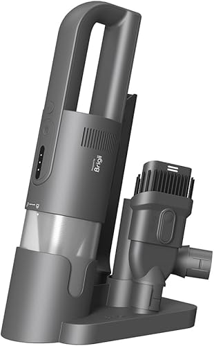 Brigii Aspiradora de pelo para mascotas con herramienta para el cabello antienredos, aspiradora inalámbrica para automóvil, aspiradora de mano de 18