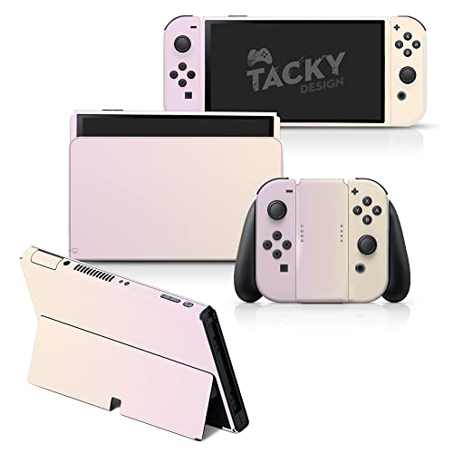 Autocollants Nintendo Switch OLED Tacky Design : skin vinyle 3M et coque décorative complète