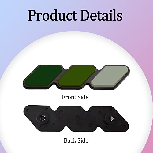 Image of Grille Decor Badge, Tri-Color Grille Insert Trims | Tri-Color Grille Badge Emblem Decoration Accessories Car Truck Label Fit for Most Vehicles