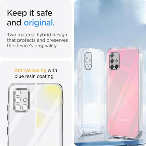 Image of Jkobi Back Cover for Samsung Galaxy A71 (Silicone Clear Shockproof Case with Camera Protection | Soft and Flexible | Transparent)