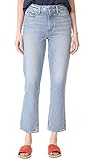 PAIGE Women's Sarah High Rise Straight Leg Crop Jean, Sachi, 29