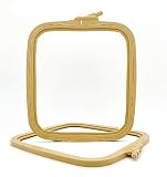 Nurge Plastic Square Embroidery Hoops, Cross Stich Hoop, Punch Needle Hoop (Medium)