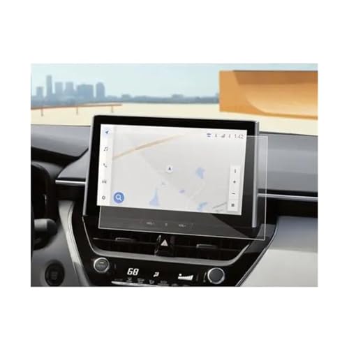 Film protection écran verre trempé Toyota Corolla FX protège efficacement le GPS 10.5 pouces