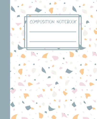 Composition notebook au design terrazzo blanc et finitions élégantes - 2