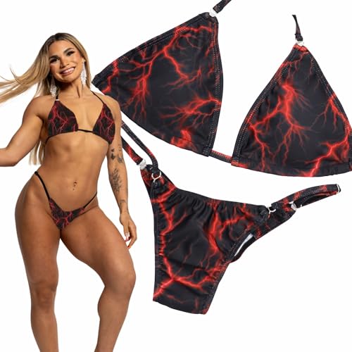 Angel Competition Bikinis IFBB/NPC Bikini Set for Posing Practice – Bodybuilding Competition Suit with Adjustable Pro Cut2