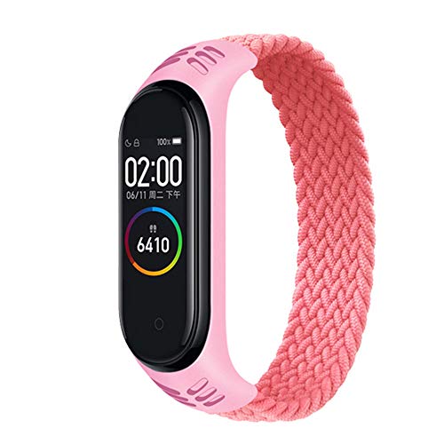 �ґg�\�����[�v�R���p�`�u��Xiaomi Mi Band 7 6 5 4 3�A�e���V���R�����n�i�C�����X�|�[�c�X�g���b�v�������X�g�o���hBraided Solo Loop �R���p�`�u��Xiaomi Band Miband 7 5 6 4 3