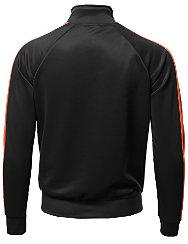 Men's Shoulder Panel Zip-Up Track Jacket2