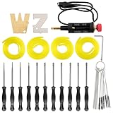 MOTOALL 11 PCS Carburetor Adjustment Tool Carb Adjusting Kit with ZT-1 500-13 Metering Lever Tool for Poulan Husqvarna STIHL Echo Trimmer Weedeater Chainsaw 2-Cycle Small Engine