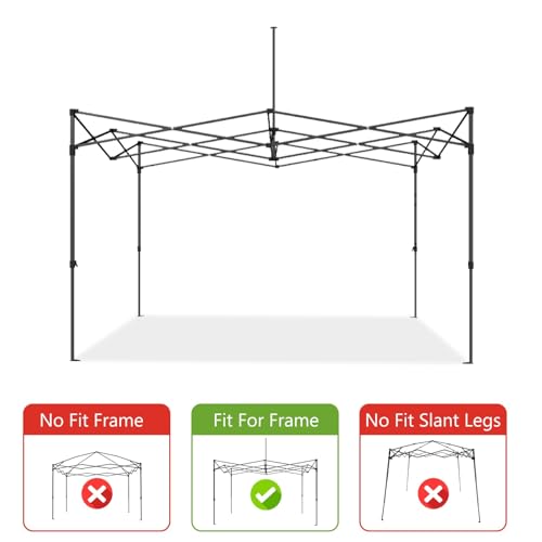Image of ABCCANOPY Replacement Canopy Top for Pop Up Canopy Tent 10x15 White