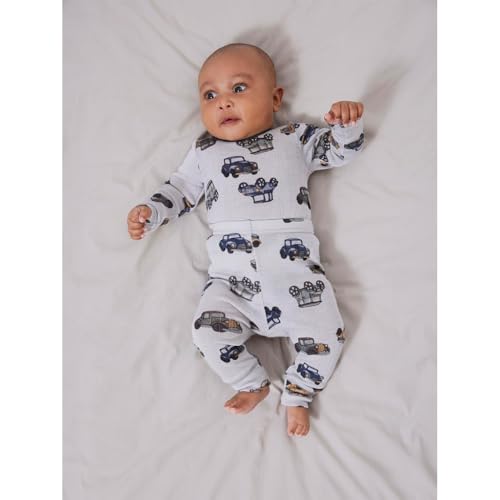 Name IT Baby - Jungen Nbmwang Wool Needle Longjohn Noos Schlafanzughosen, Grau, 50 EU