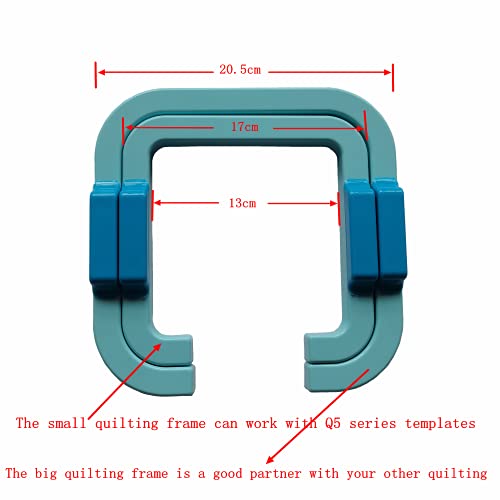Honeysew Free Motion Quilting Template Quilting Frame For Machine Quilting Ruler Only The Frame #TOP2